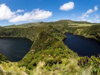 Portugal - Lagoa Funda und Lagoa Comprida Doppelkrater auf Flores / Azoren